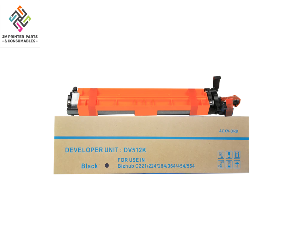 DV512 Developer Unit Developer Assembly For Konica Minolta Bizhub C224 C284 C364 C454 C554 C224e C284e C364e C454e C221