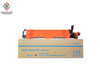 DV512 Developer Unit Developer Assembly For Konica Minolta Bizhub C224 C284 C364 C454 C554 C224e C284e C364e C454e C221